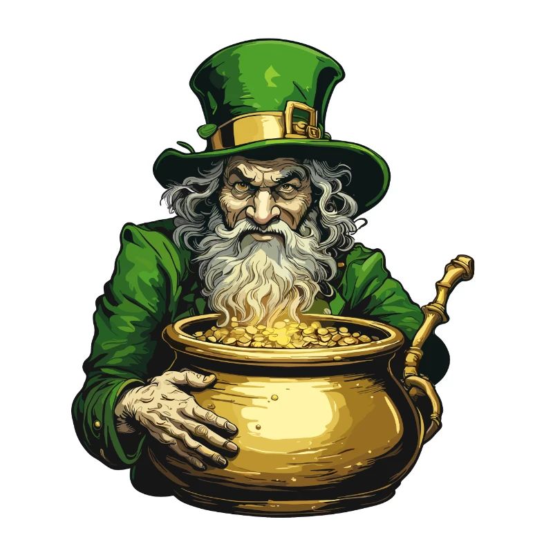 Leprechaun / Leprechaun / Vert / Gingembre / Irlande