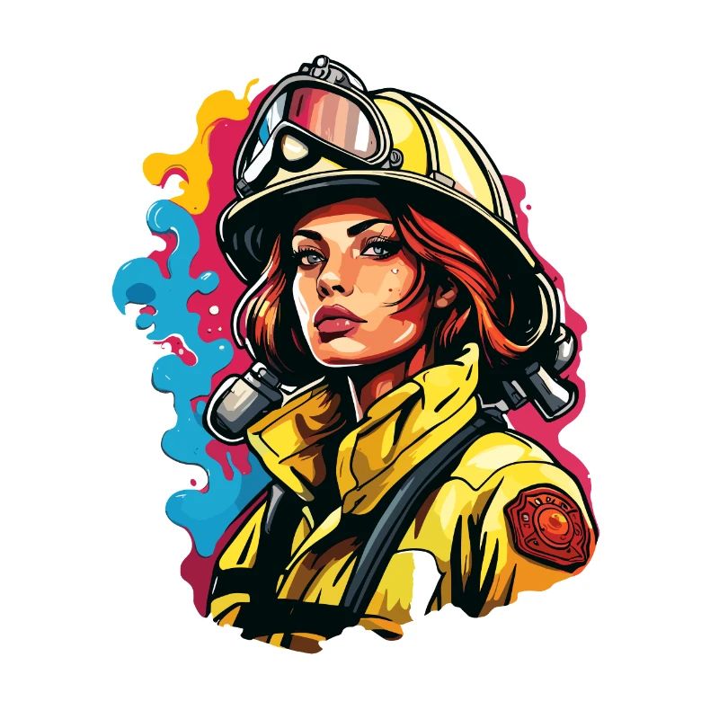 Firefighter / Fire / Fire / Extinguish / Heroine