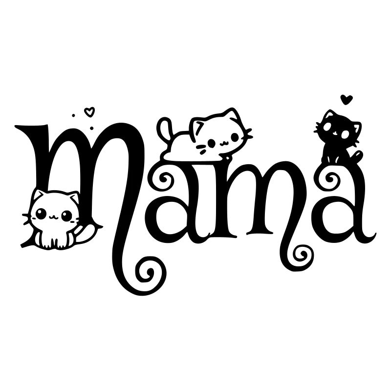 Mama Katzenmama Kätzchen