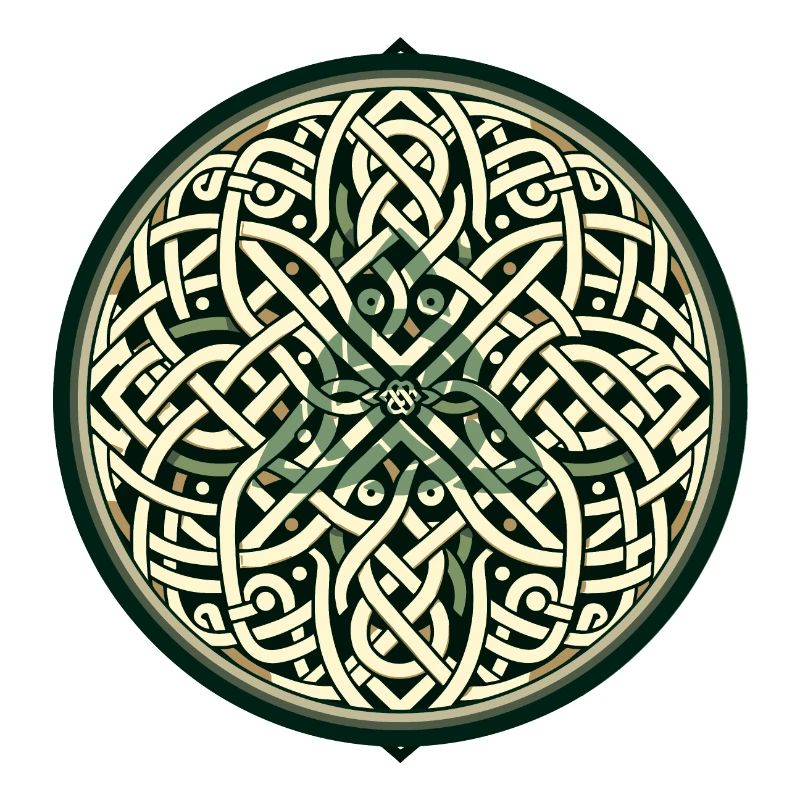 Entrelacs celtiques éternels Mandala Art 3