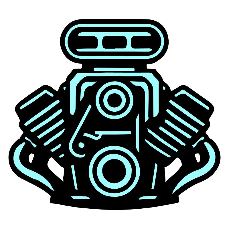 Engine Car Symbol Tuning