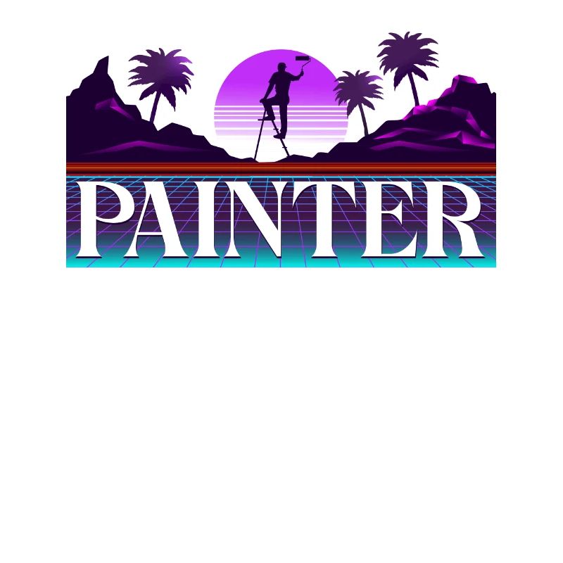 House Painter Decorator Retro 80s