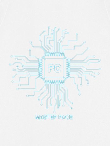 Blaues PC-Master-Race - CPU-Nerd