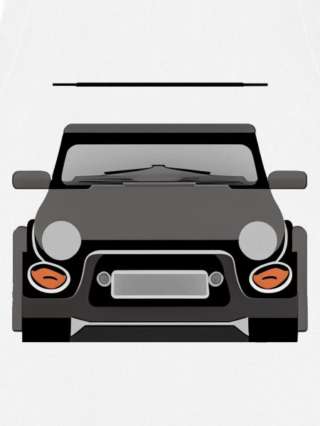 Minimalistisches Auto frontal