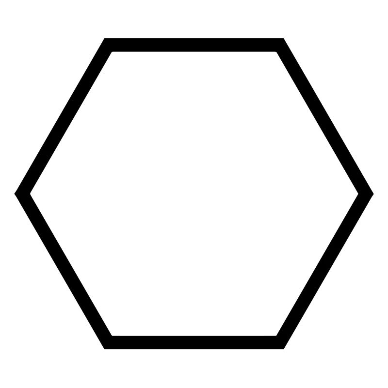 Hexagon Hexagone Sechseck Form - Custom it !