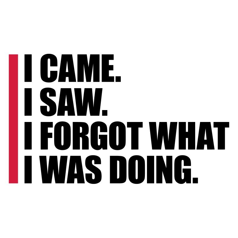 I came saw forget