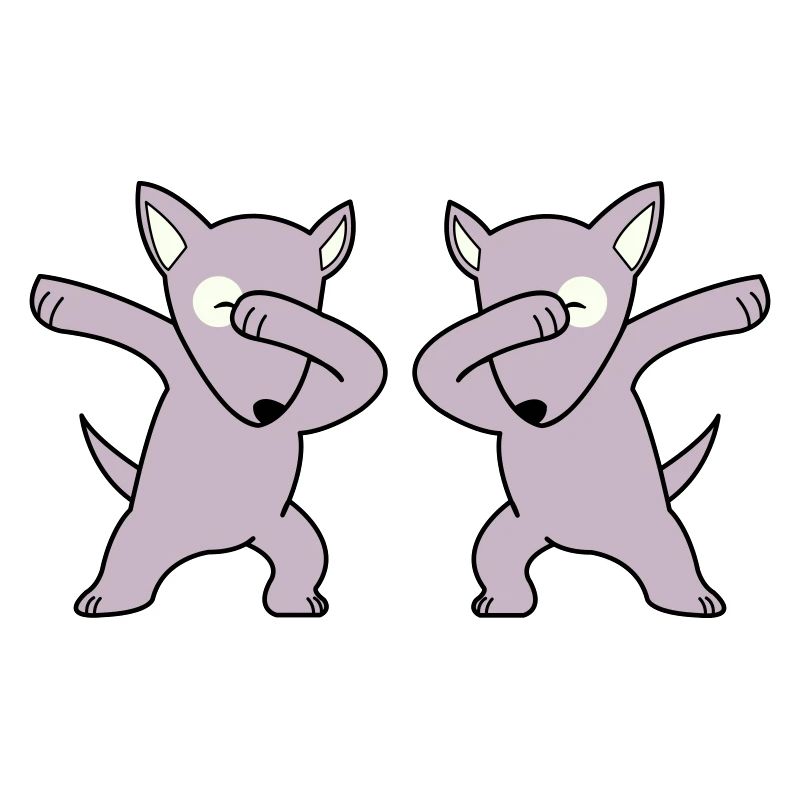 dog dabbing