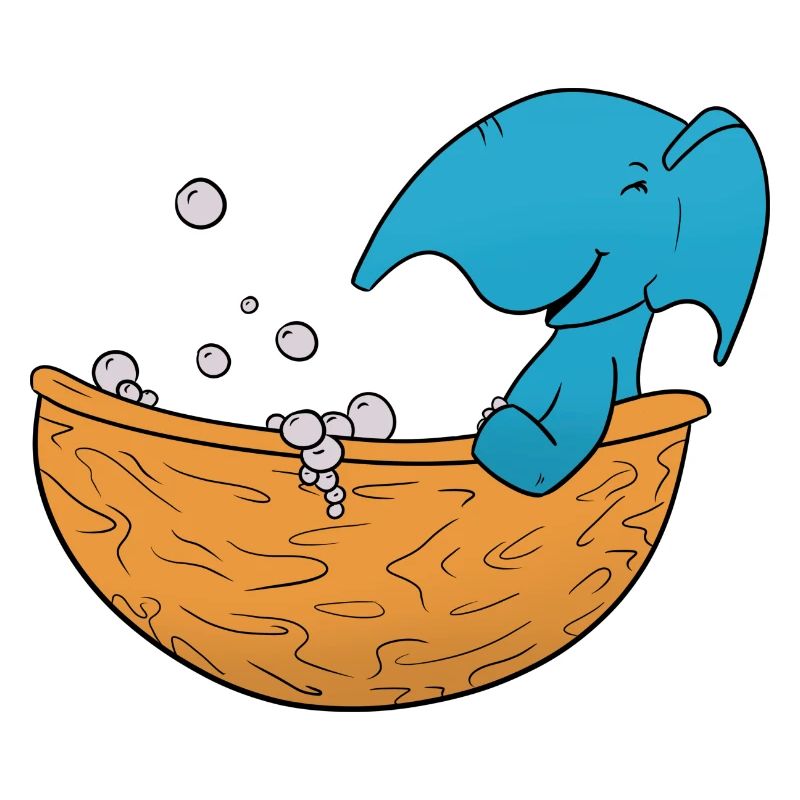 Elefant Baden