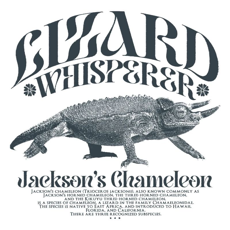 Jackson's Chamäleon Echsenflüsterer