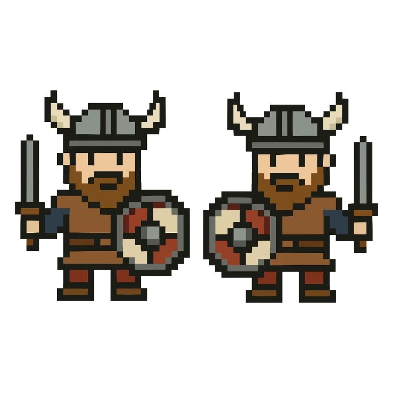 wikinger comic pixel 2