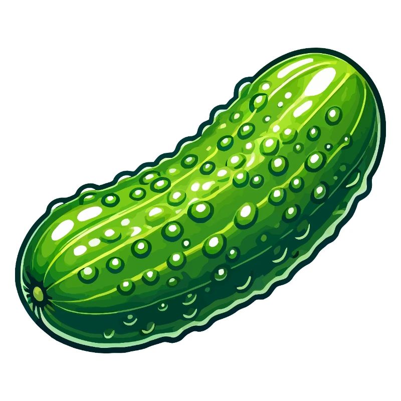 Cornichon courbée