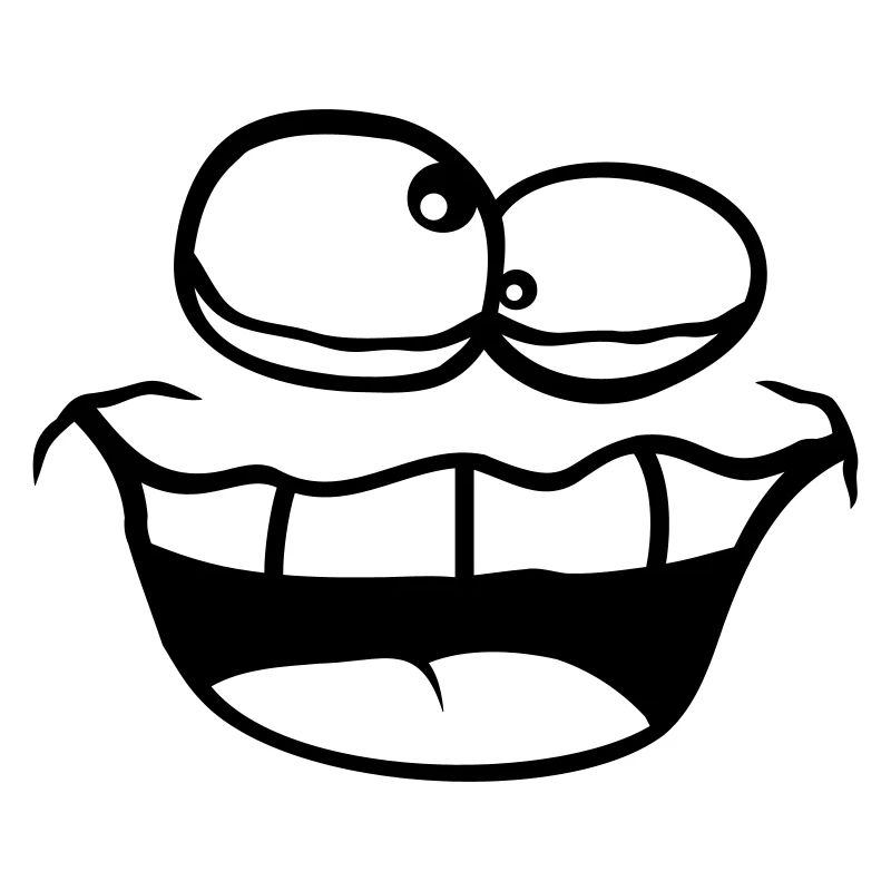 Grimace Squint Crazy