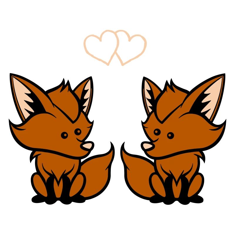 Foxes in love