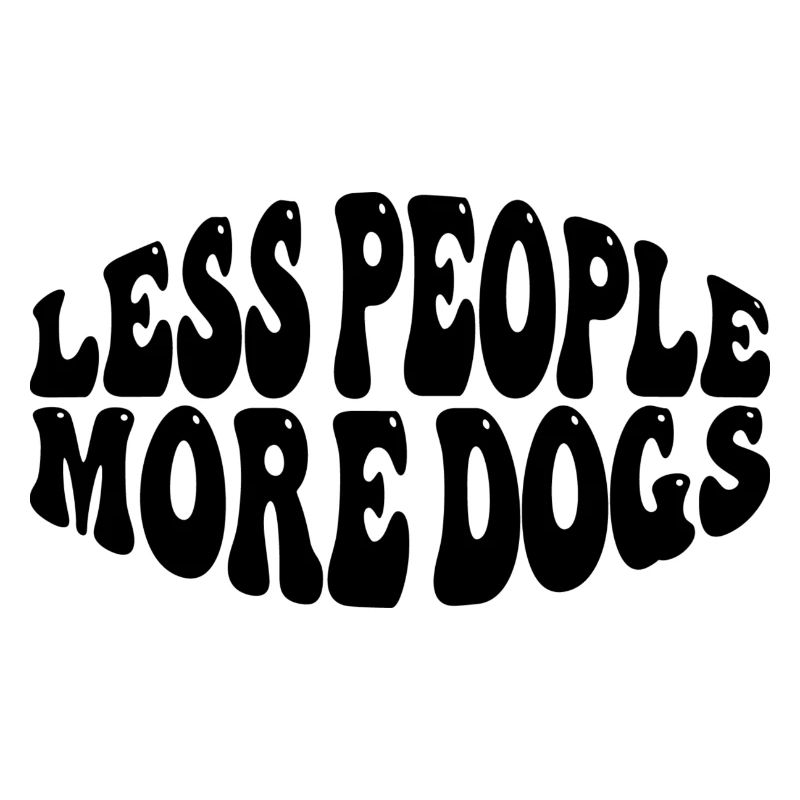 Moins de gens Plus de chiens