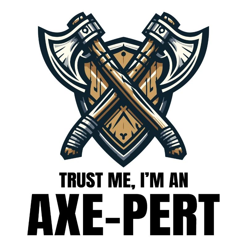 Trust Me I'm an Axe-pert Axe Throwing Lumberjack