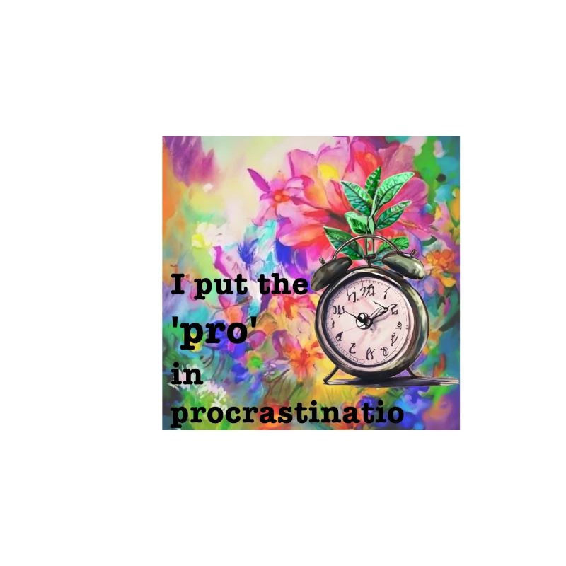 I put the 'pro' in Procrastination. Spaß