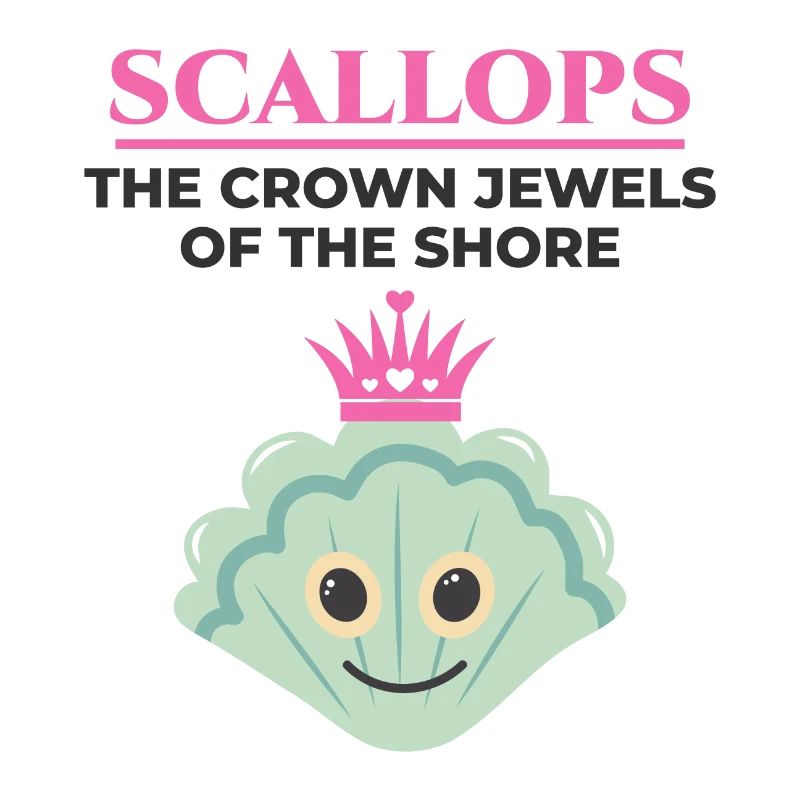 Scallop Seashells Collector Beachcomber Shellfish