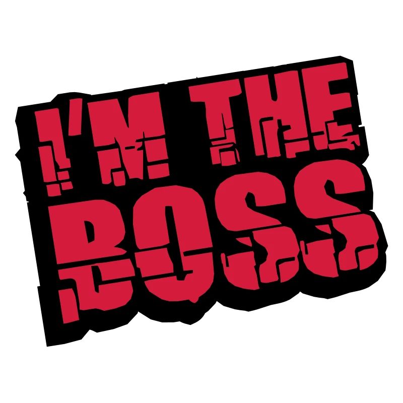 Cool I´m The Boss Logo Design