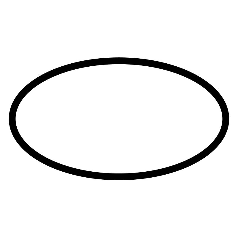 Oval Ovale Symbol Badge Form - Customize it !