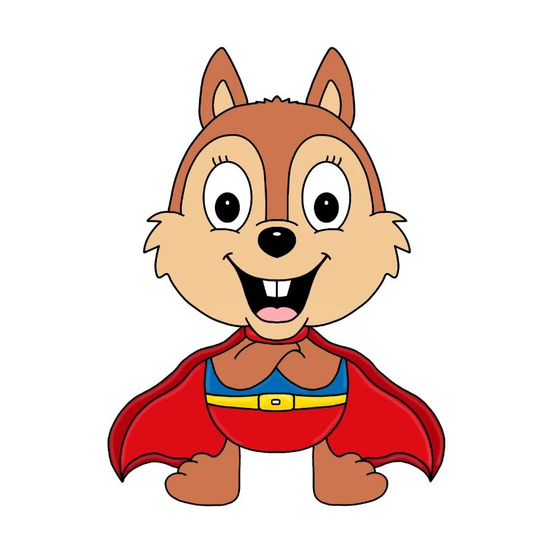 SUPERHELD - EICHHÖRNCHEN - TIER - TIERISCH
