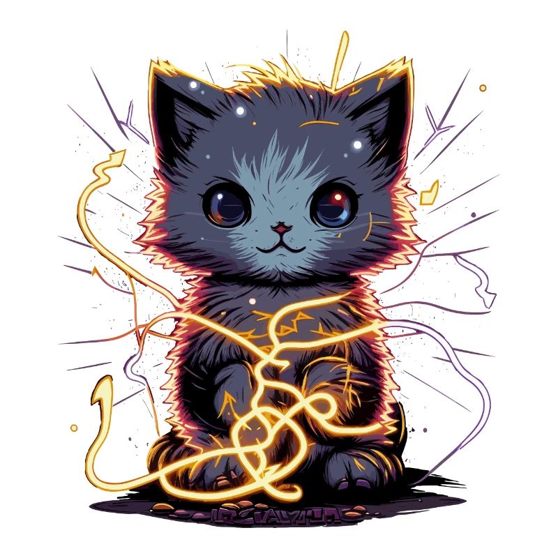 Chat choquant adorable