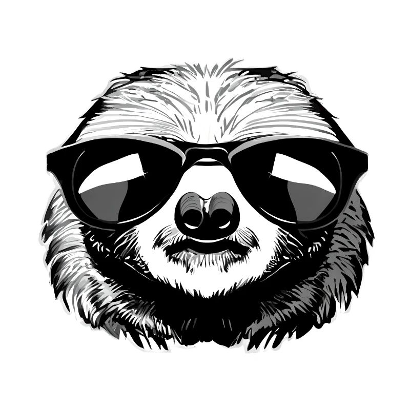 Faultier Illustration