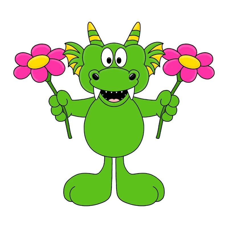 BLUMEN - LIEBE - DRACHE - GESCHENK - GARTEN