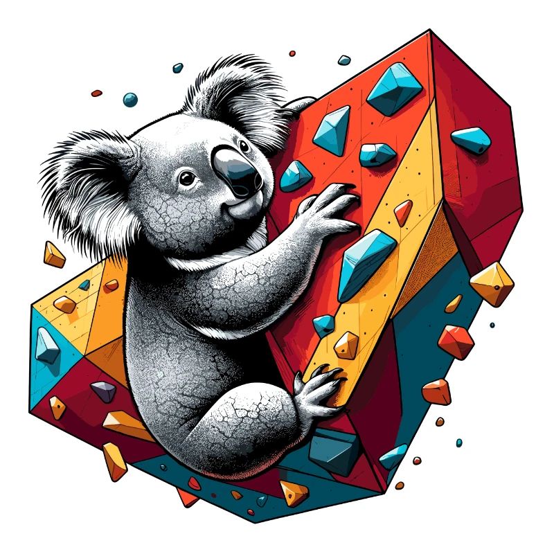 Bouldern Koala Geschenk