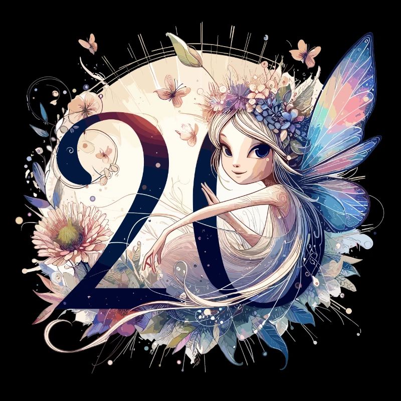 20 ans fée elfe mignon blonde cadeau d’anniversaire