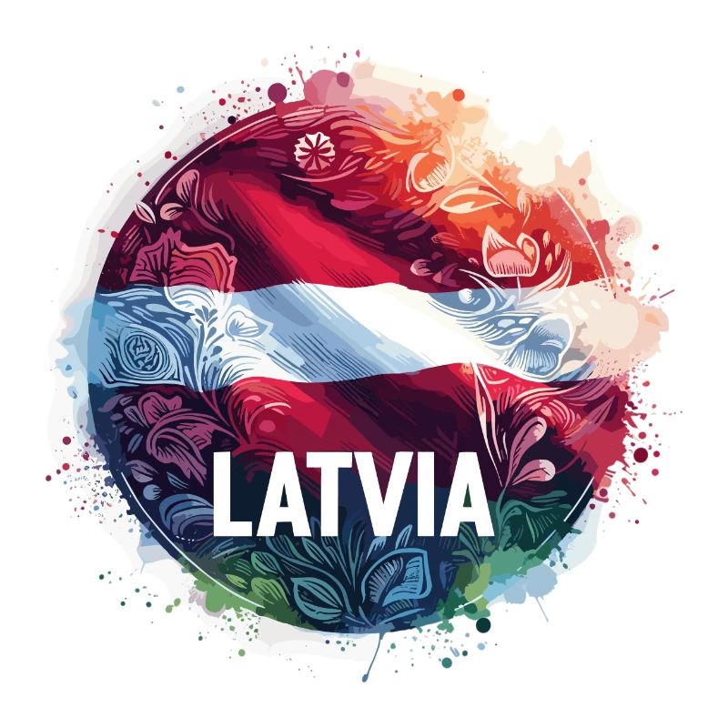 Drapeau de la Lettonie Drapeau Cadeau