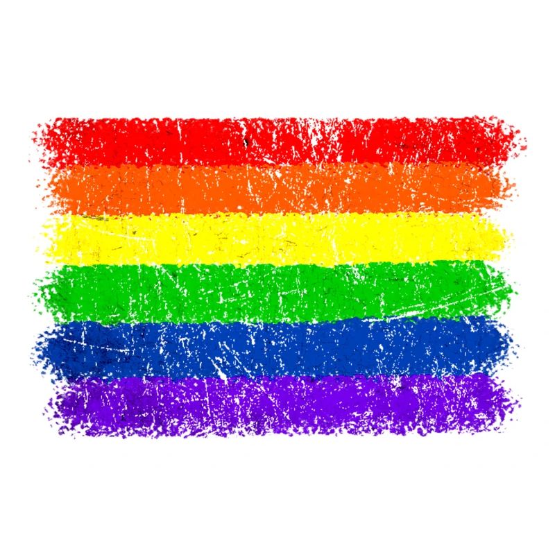 Drapeau arc-en-ciel Vintage