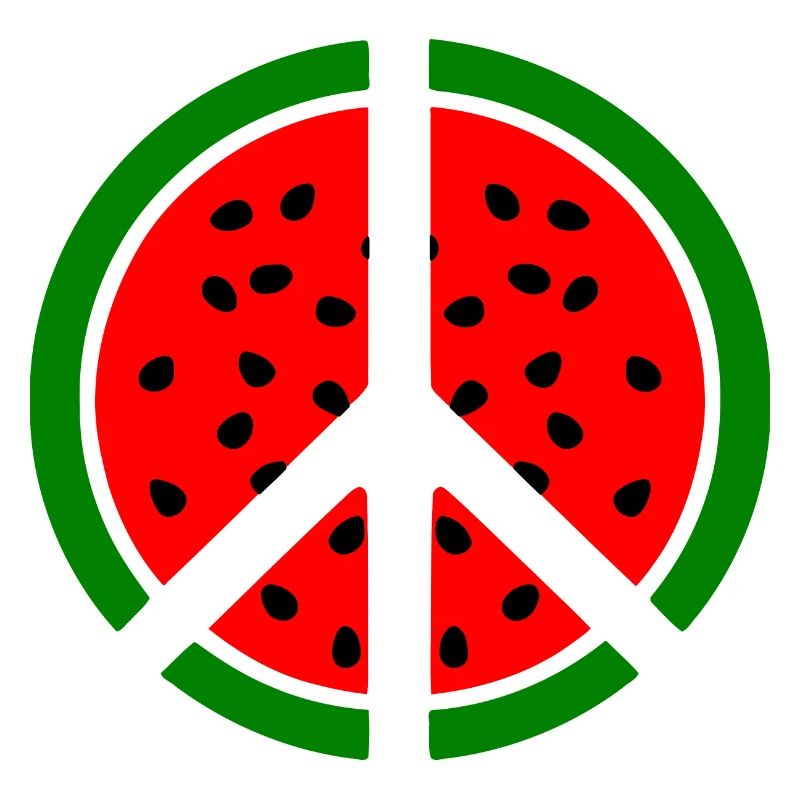 Symbole de paix pastèque