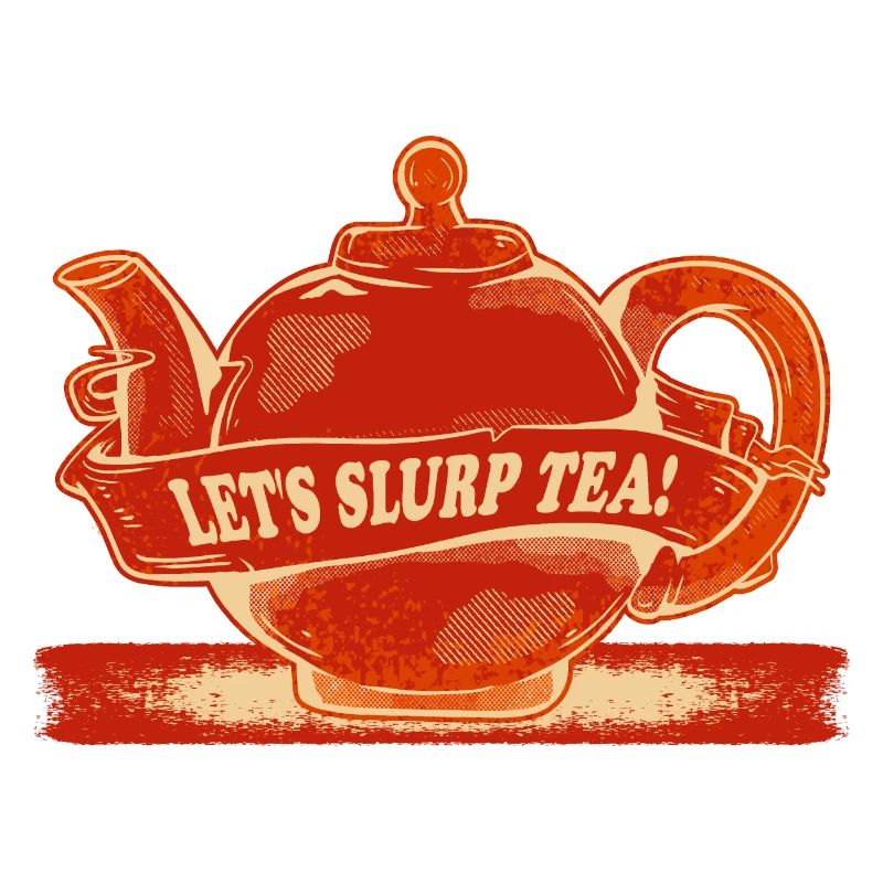 Red teapot Tea time