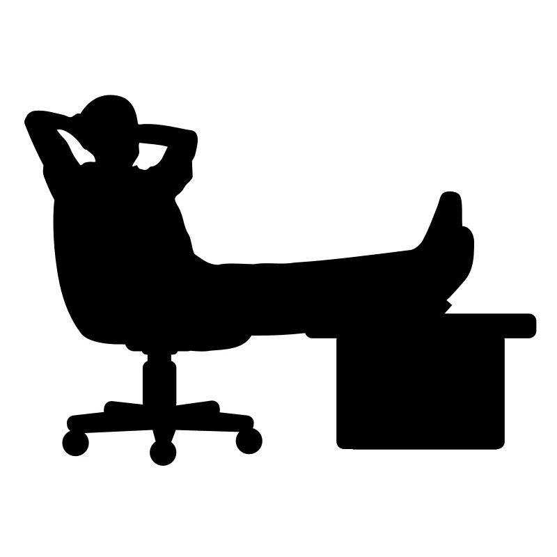 Boss Chef manager silhouette