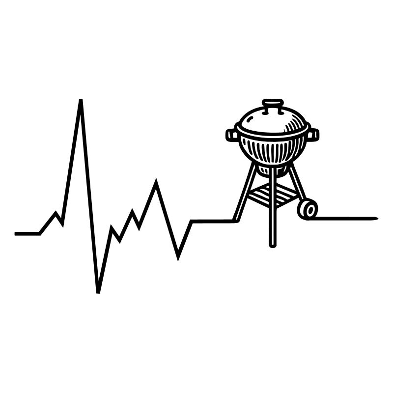 Herzschlag BBQ Grill Grillen
