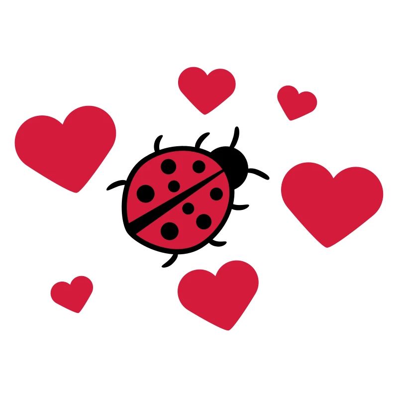 Petite coccinelle doux mignon