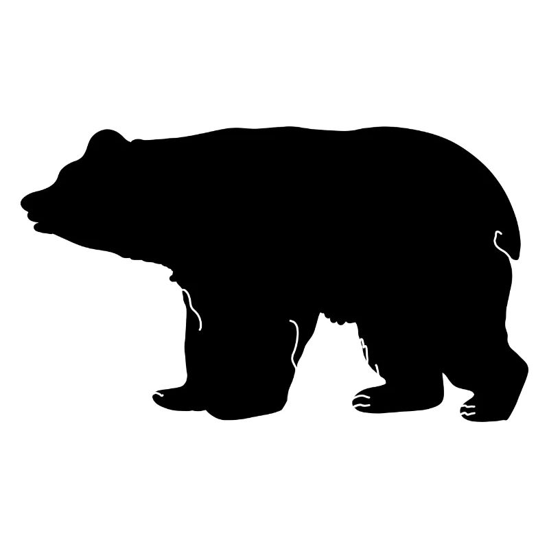Bear silhouette
