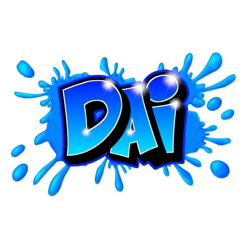 Graffiti name DAI "DAI" printable on everything