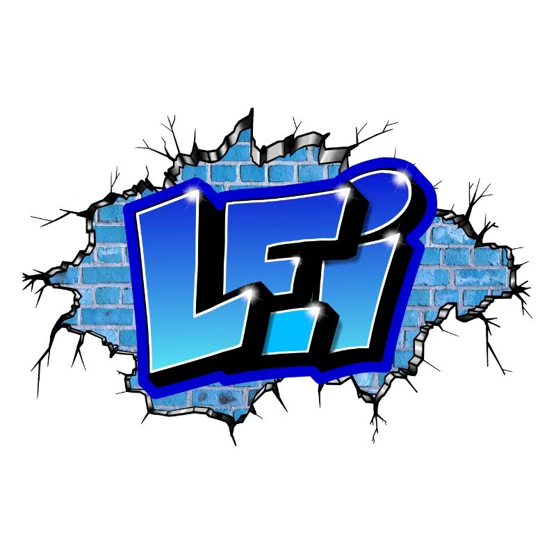 GRAFFITI FIRST NAME LEI PRINTABLE BY MAX THE TAGGER