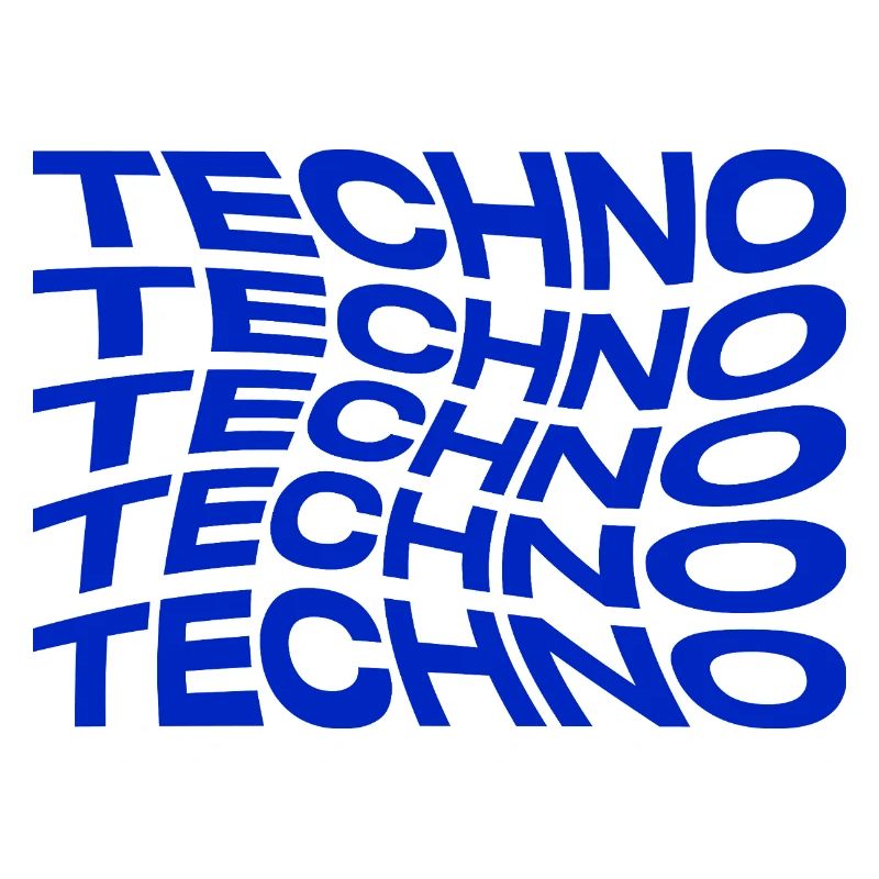 Conception de logo techno
