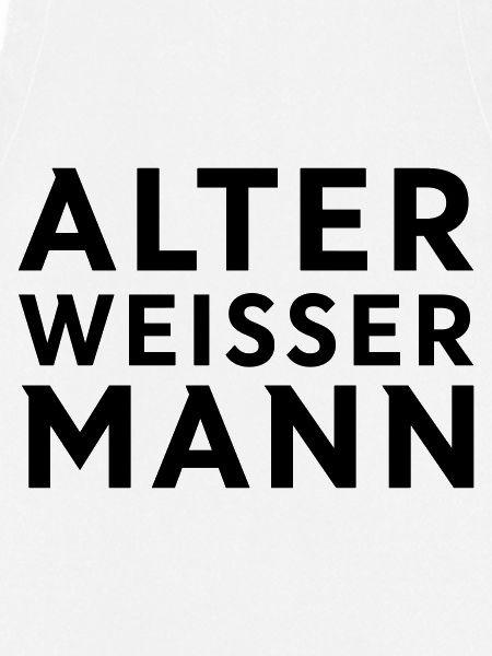 Alter weißer Mann