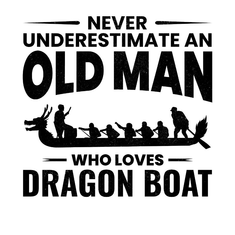 Drachenboot Racing Crew Opa Vatertag