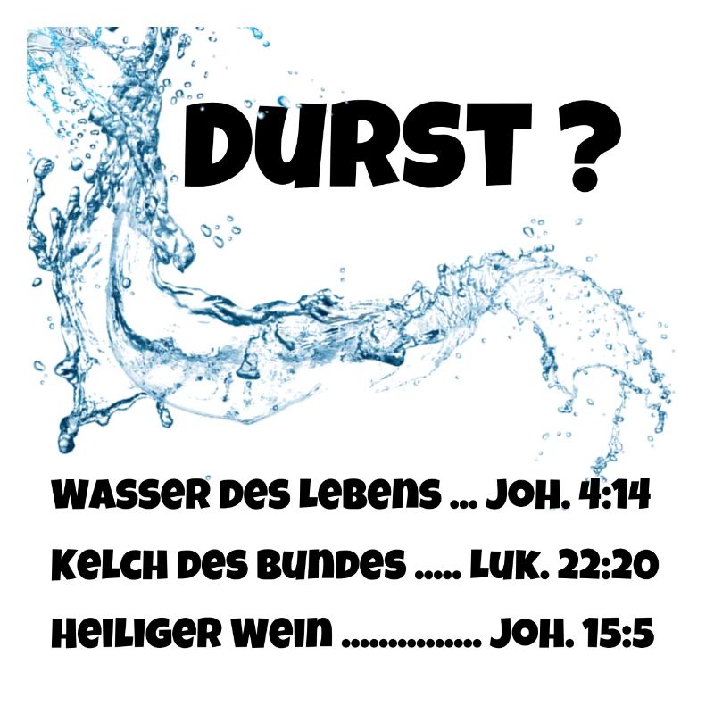 Durst? - schwarz