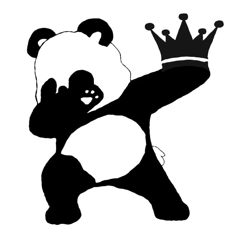 dabbing panda crown