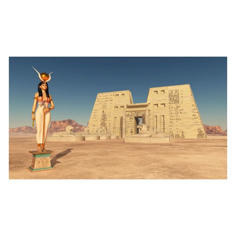 Déesse Hathor et Temple d'Horus à Edfou