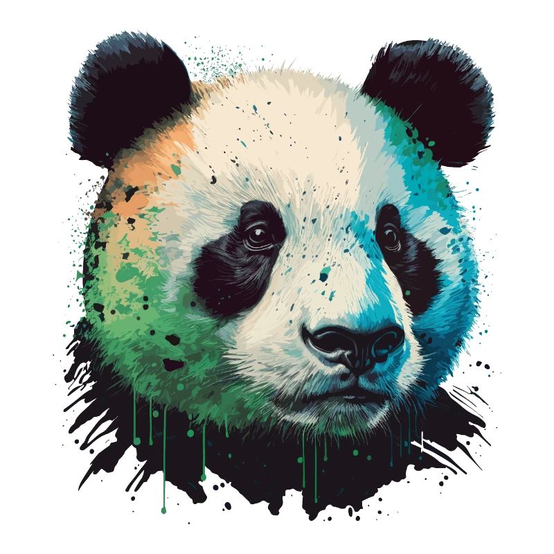 Visage de Panda