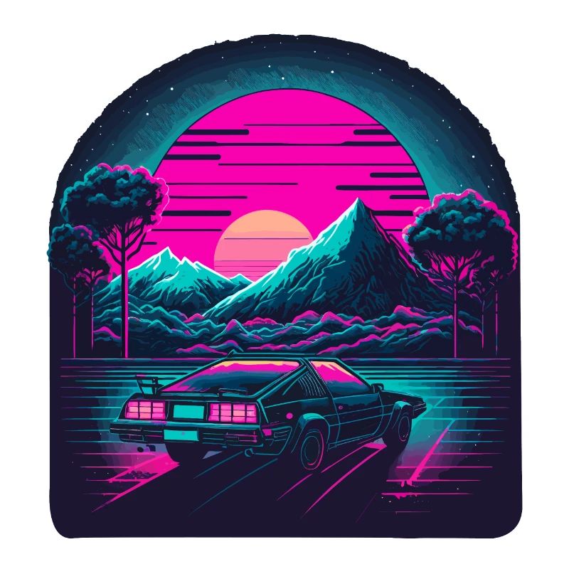 Retro Landschaft
