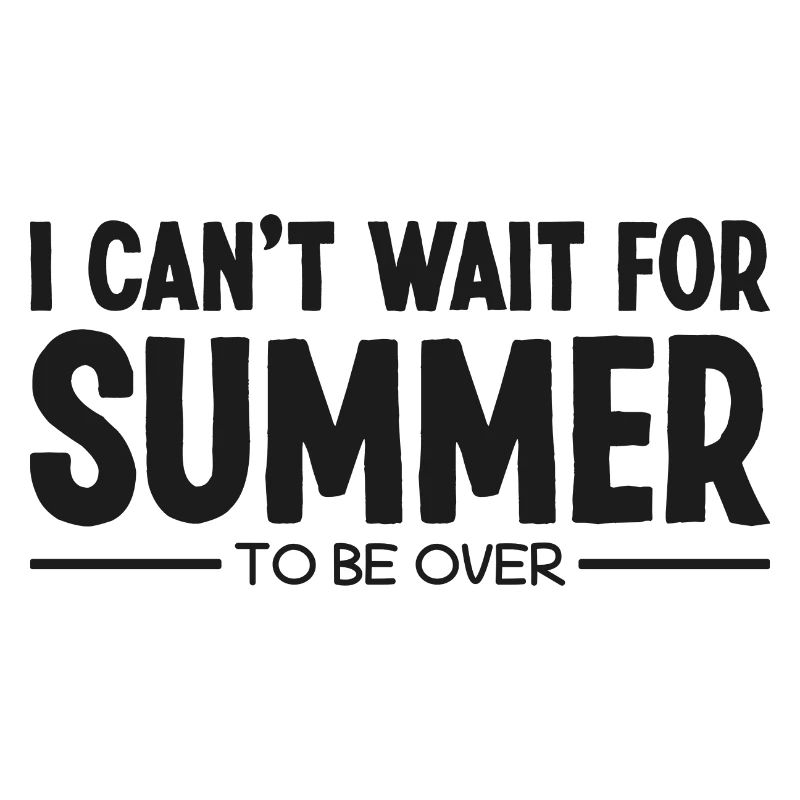 Odio l'estate sarcastica Odio i detti estivi