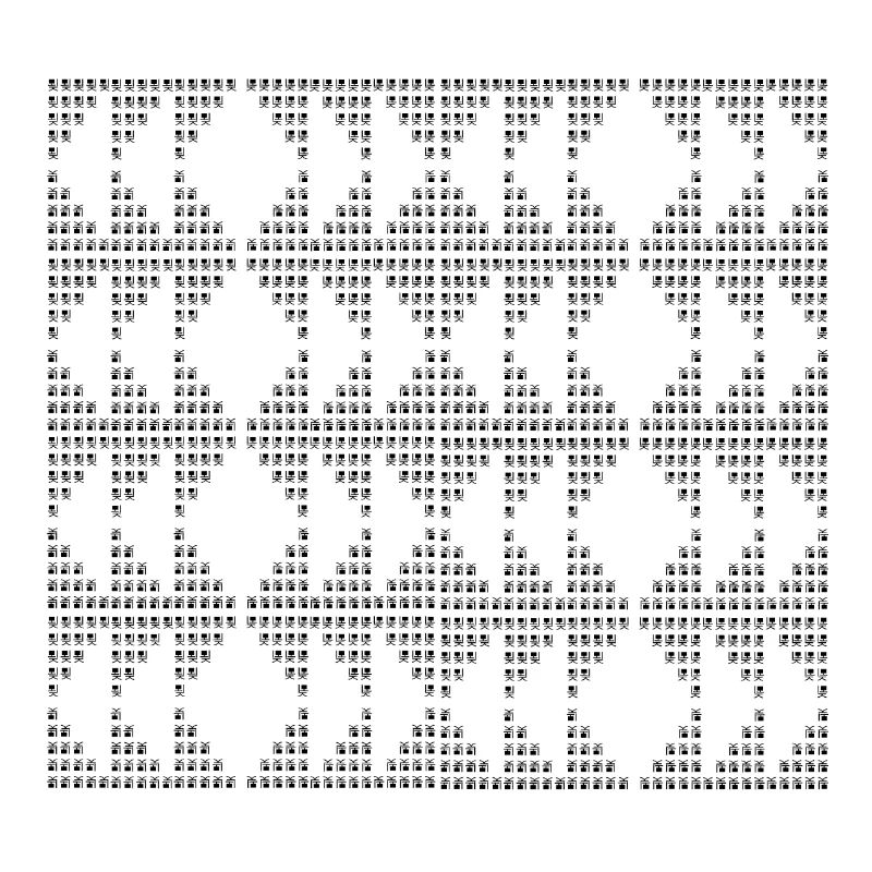 Einzigartiges D-Muster