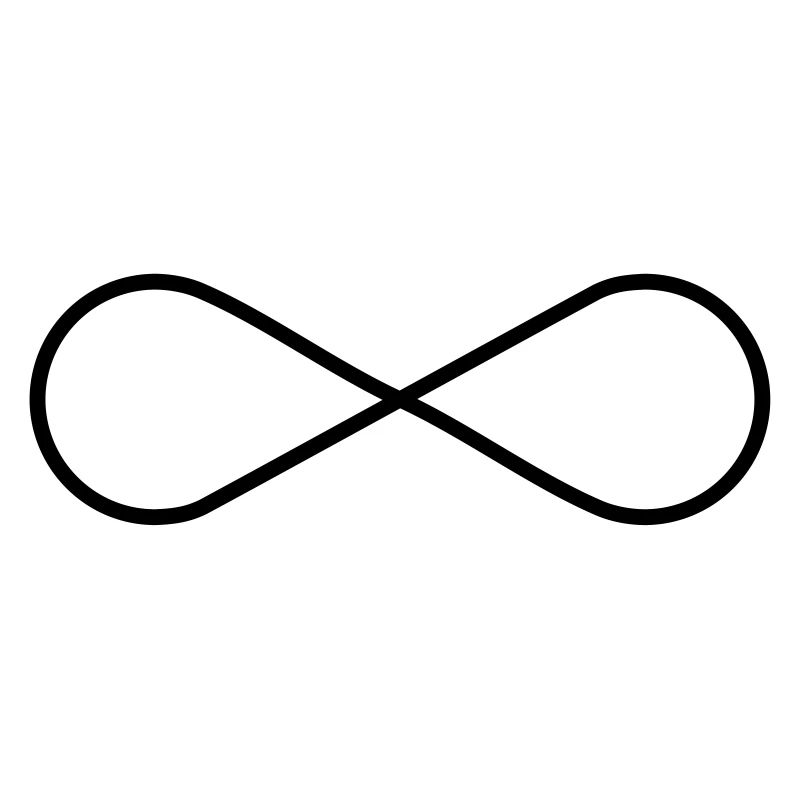 Symbole infini - Infinité